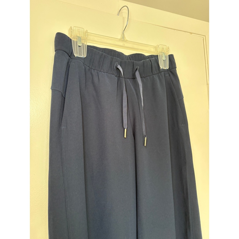 Lululemon On the Fly Wide-Leg Pants 6 Navy Blue Luxtreme 31" Length W5BM3S - Picture 7 of 9
